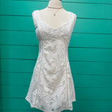 Cotton Embroidered Mini Dress