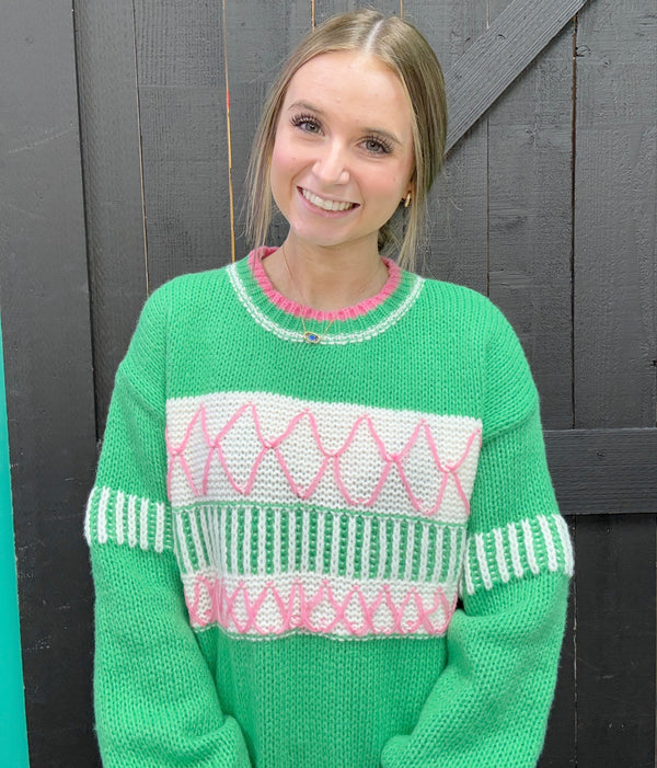 Just Mint To Be Sweater