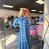 Forget-Me-Not Floral Dress