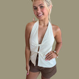 Salt Air Sweetheart Top