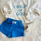 Child of God Embroidered Mock Neck