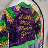 Little Miss Mardi Gras Kids Jacket