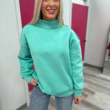 Color Me Comfy Mock Neck Sweatshirt