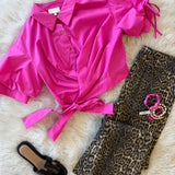Pink Wrap Top