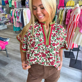 Covered in Beauty Floral Top