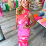 Painted in Pink Dress