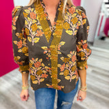 Fall For Florals Blouse