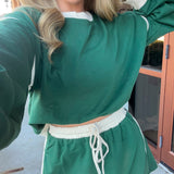 Hunter Green Varsity Skirt Set