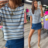 Coastal Chill Stripe Tee