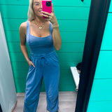 Acid Wash Jumpsuit