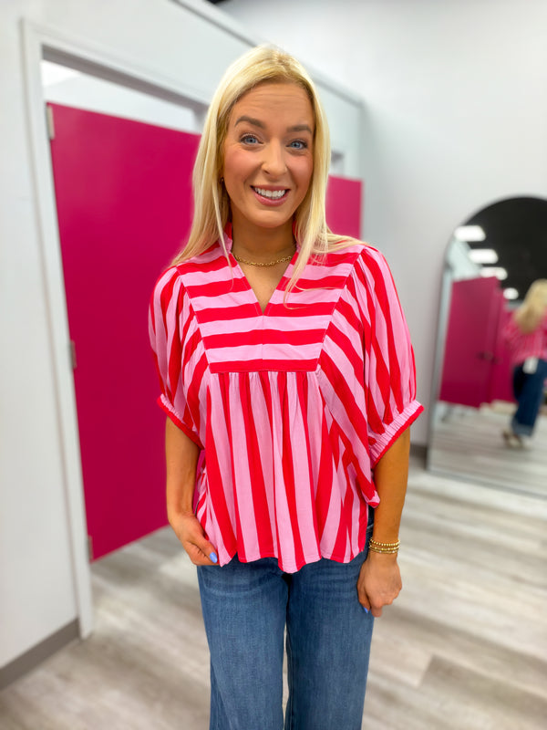 RESTOCK COMING | The Sunset Stripe Top