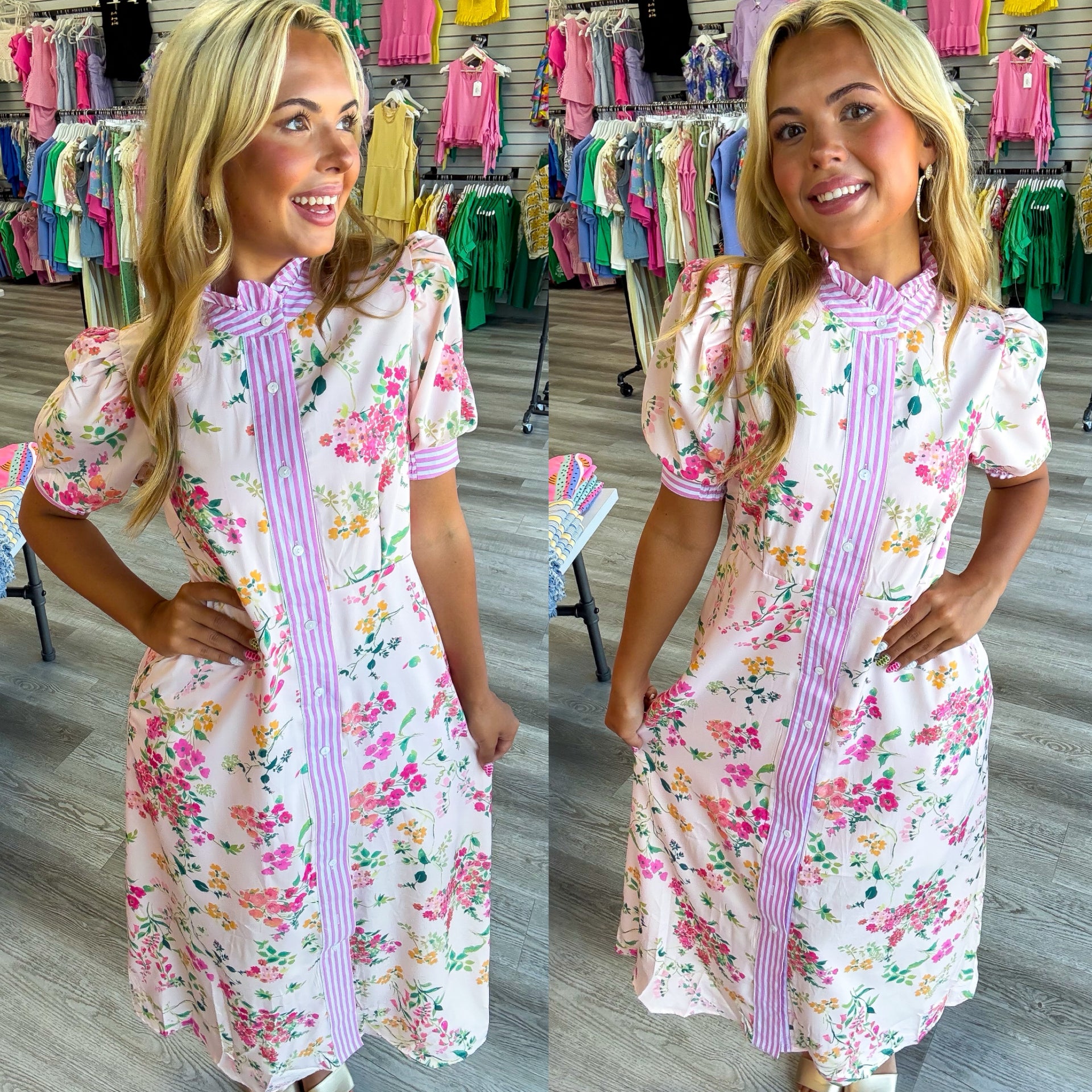 Blush Blossom Dress
