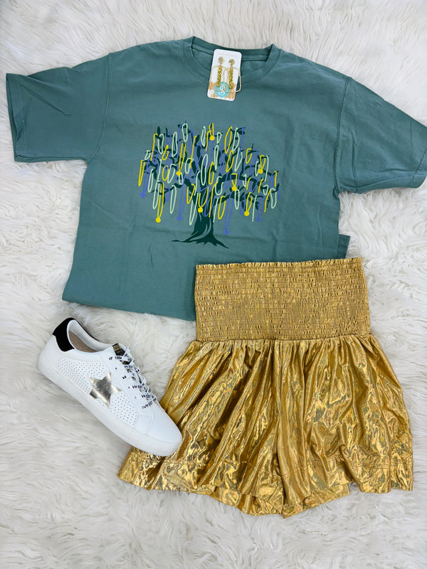 Mardi Gras Bead Tree Graphic