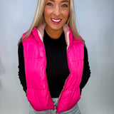 Two Sides to Every Story Reversable Puffer Vest