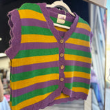 French Quarter Flair Sweater Vest Top