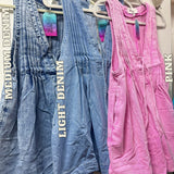 Hang Tight Honey Denim Romper - Light Denim