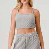 Called It Quilts - Quilted Crop and Jogger Set - ONLINE ONLY
