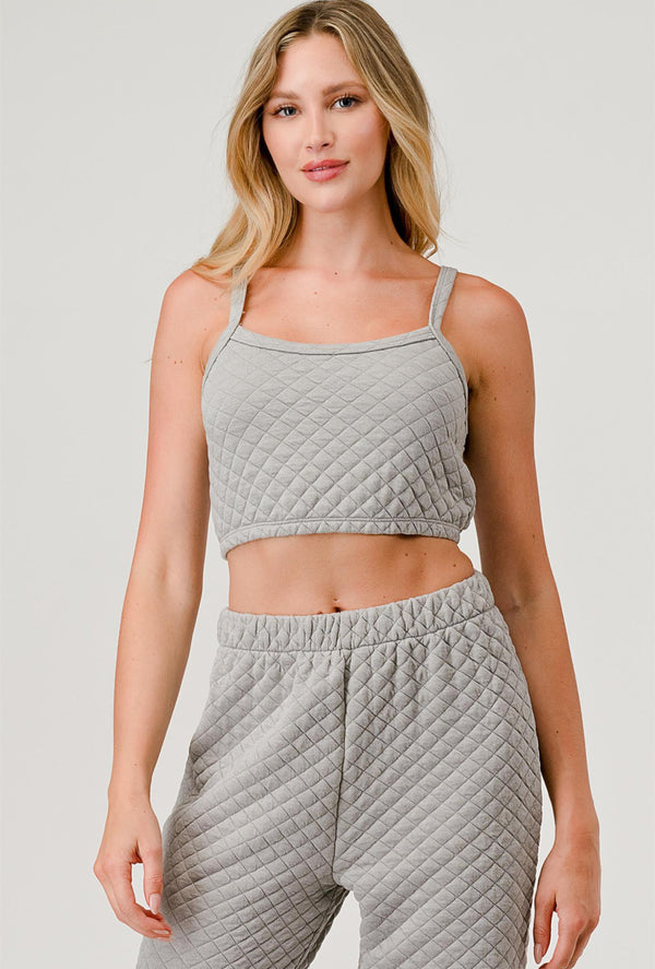 Called It Quilts - Quilted Crop and Jogger Set