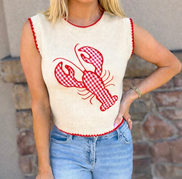 It's Crawfish Time Knit Top