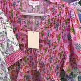 Sweet Meadow Floral Top | Pink