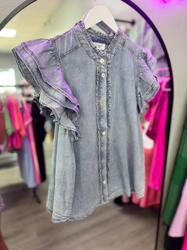 Light Weight Denim Top