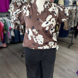 Espresso Pattern Top