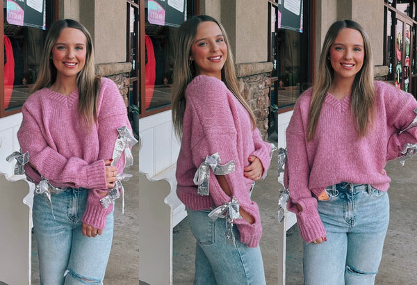 Sugarplum Fairy Bow Sweater