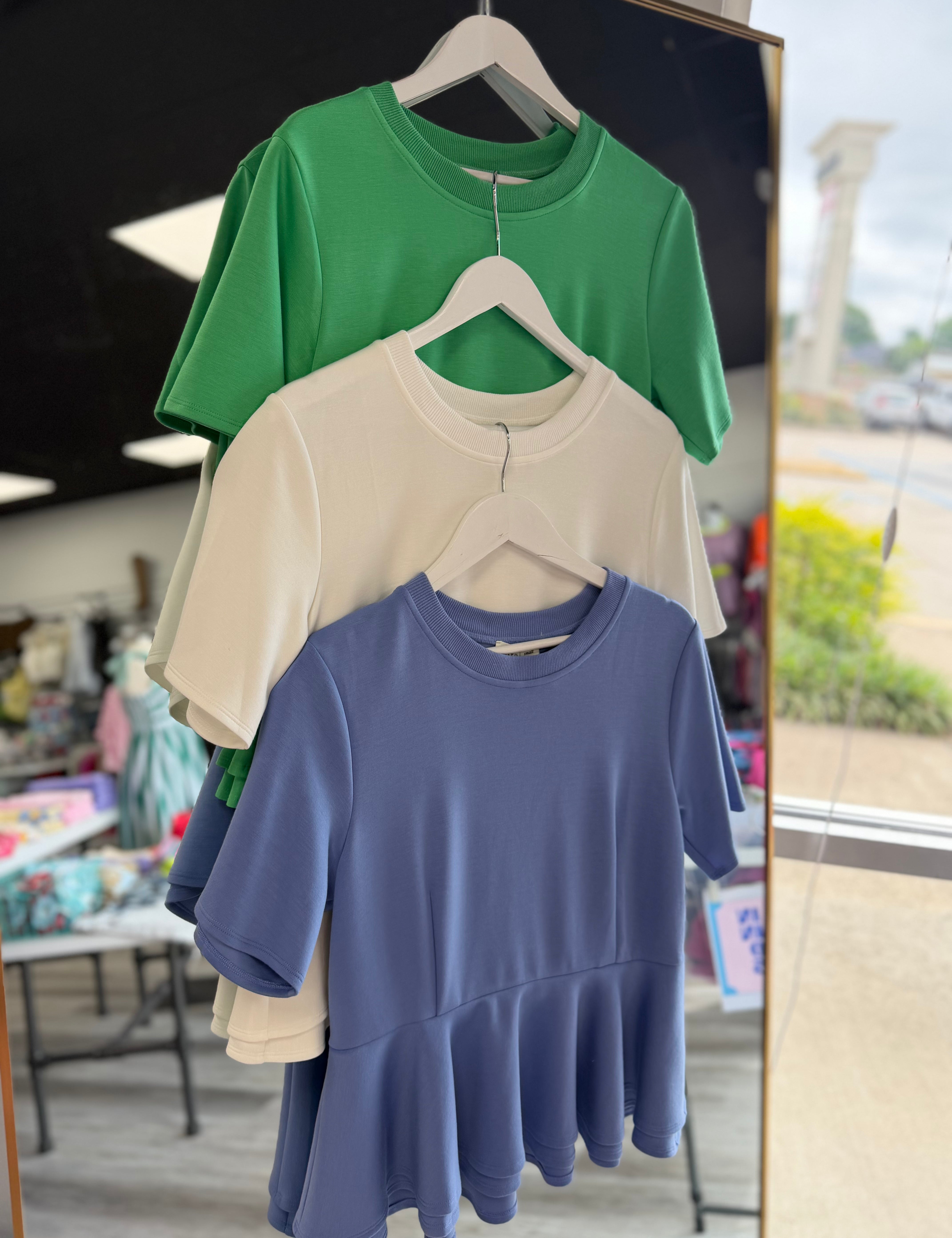 Flirty Flair Peplum Top