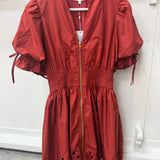 See You Smile Dress | Rust