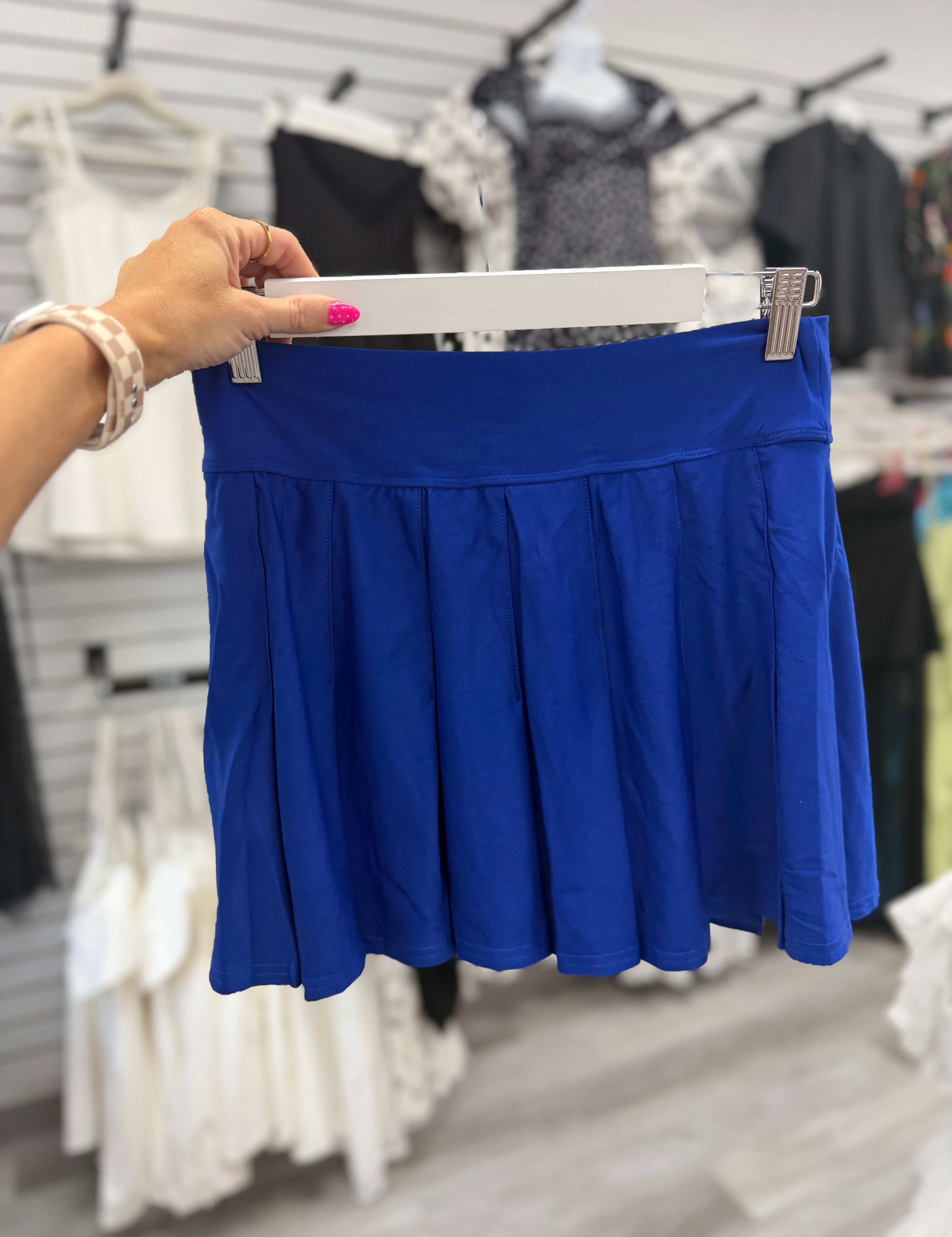 On The Court Pleated Tennis Skirt