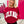 Crimson and White Lulu Mac Embroidery Sweatshirt