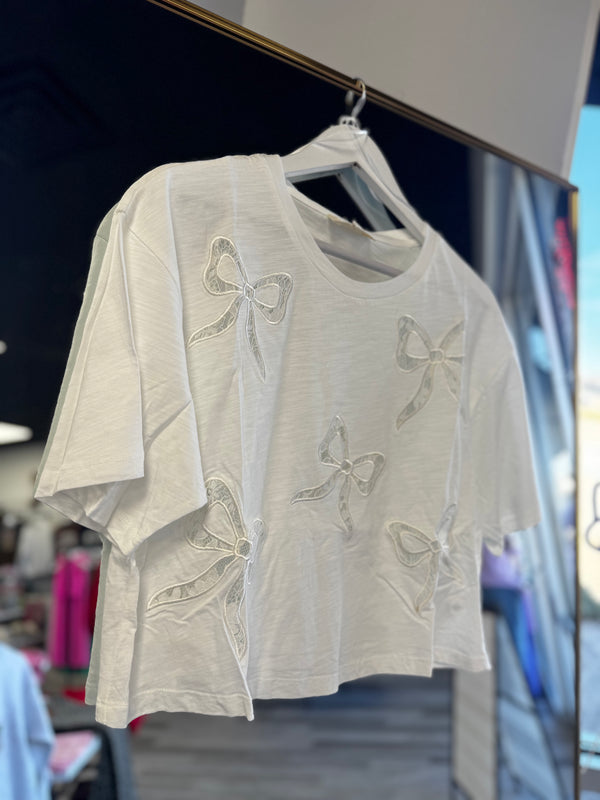 Bow Lace Tee