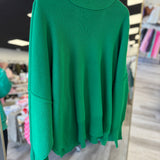 Side Slit Oversized Sweater