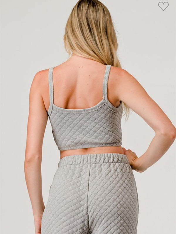 Called It Quilts - Quilted Crop and Jogger Set