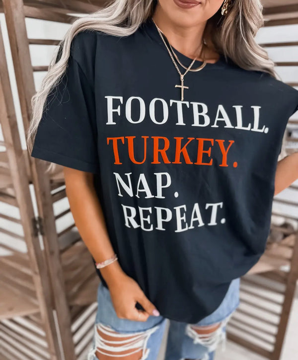 Turkey. Nap. Repeat. Graphic Tee