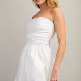 Watch Me Now Strapless Bubble Dress