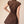 Brown Zipper Dress