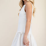 You Love Me Drop Waist Bow Dress