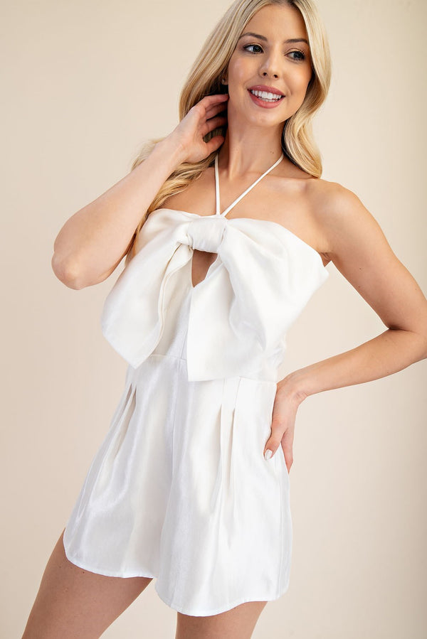 Pearl White Romper
