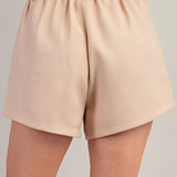 Confident Moves Pleated High Waisted Shorts