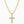 Pave Cross U Link Chain Necklace