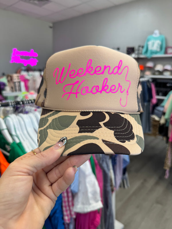 Weekend Hooker Trucker Hat