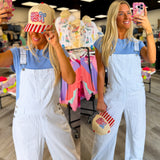 Blue Skies Overalls Striped Overalls