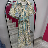 Seaside Bloom Midi Dress