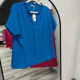 Oceans Away Blue Top