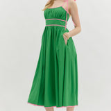 There for You Dress Pink & Green
