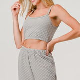 Called It Quilts - Quilted Crop and Jogger Set - ONLINE ONLY