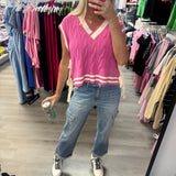 The Hanna High Rise Crop Cargo Denim