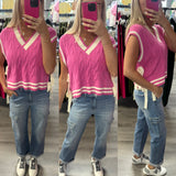 The Hanna High Rise Crop Cargo Denim