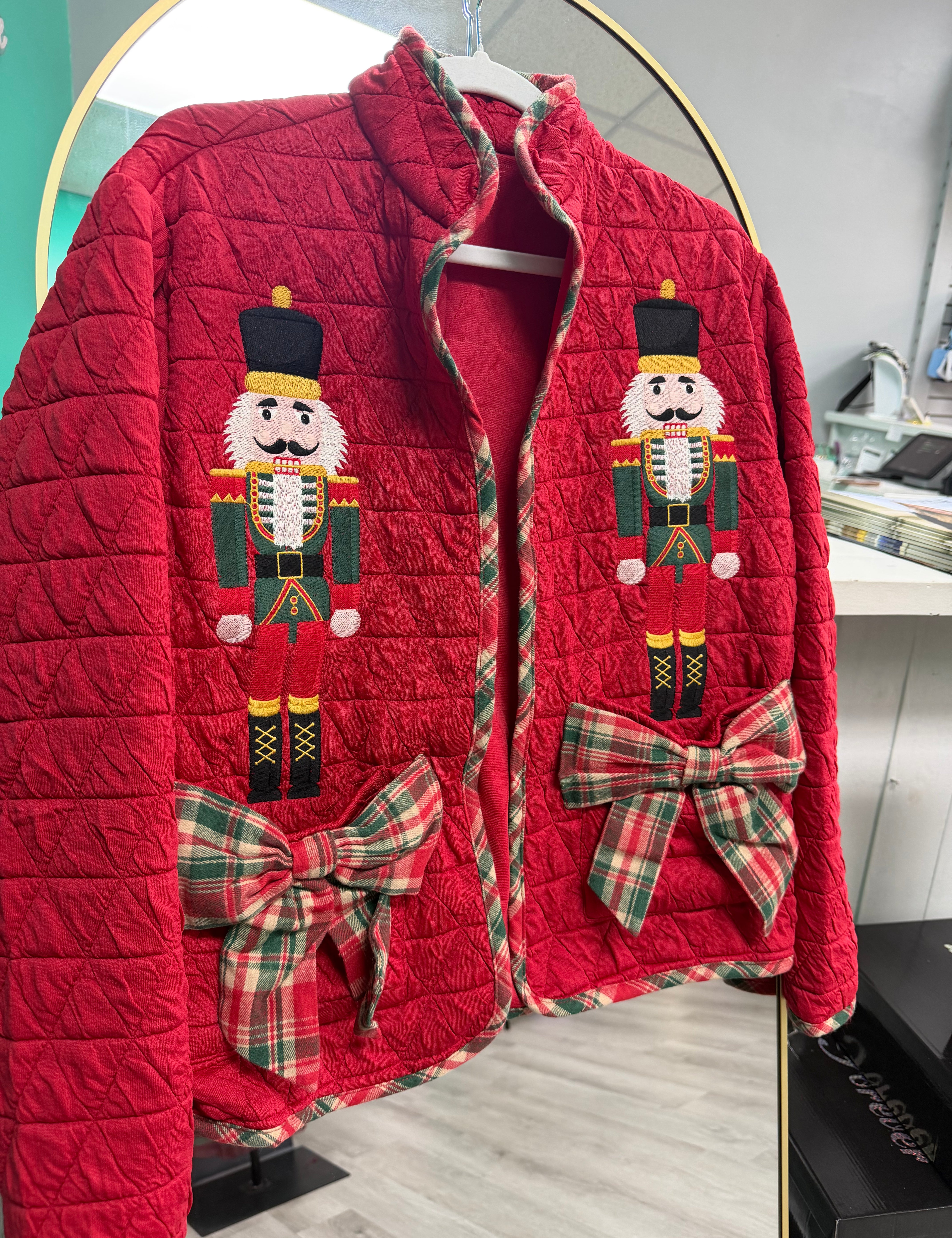 The Nutcracker Christmas Quilted Shacket